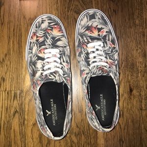 Mens plant design casual shoe